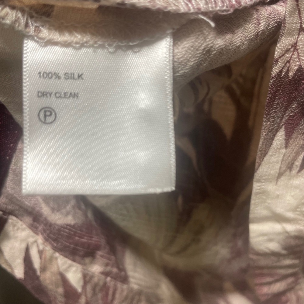 Tommy Bahama Mens XXL Mississippi State Bulldogs Silk Floral Camp Shirt Burgundy - Picture 7 of 8